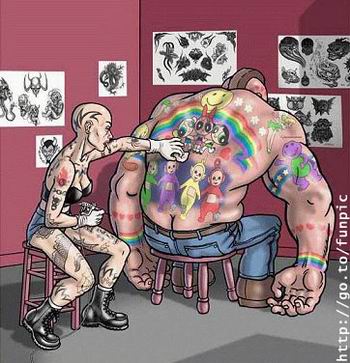 teletobbies ésuper nana tatouage